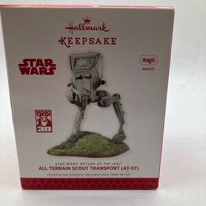 Star Wars 2013 Hallmark Ornament All terrain Scout Transport Return of the Jedi